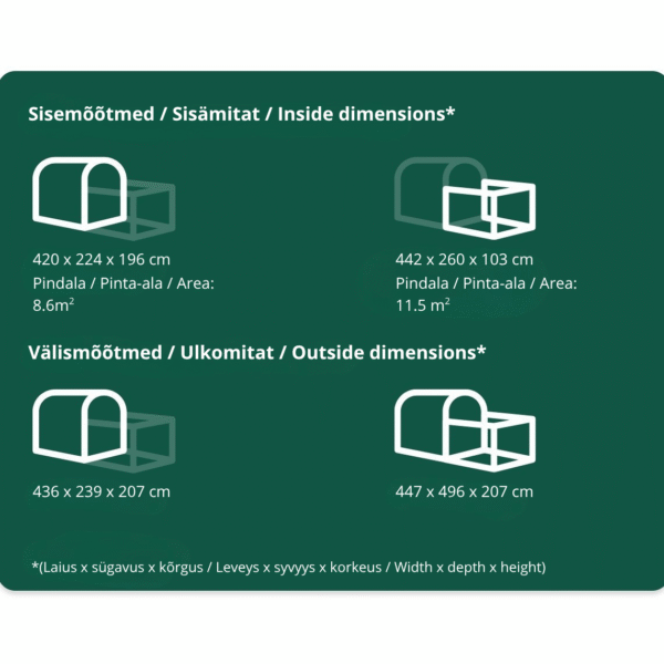 CalfOTel XL-10  6-osaisella aidalla
