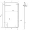 W12-PP Intermediate frame for HAP300 fence panels