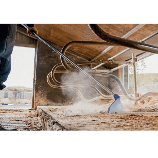 Muovinen kaavinlasta alumiinikahvalla