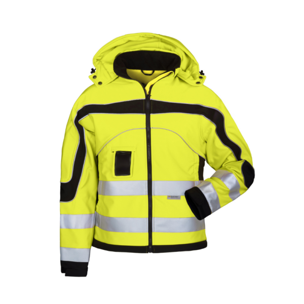 Hi-vis softshell takki