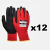 Käsineet nylon / spandex käsine (12 pari)