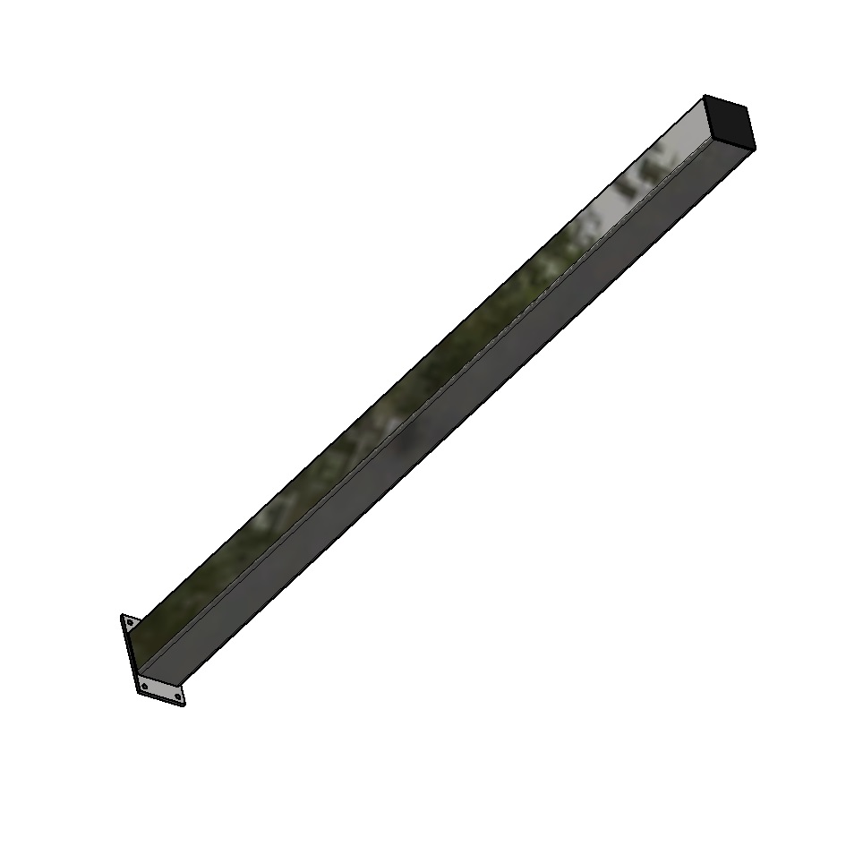 Karjaharjan tolppa 140 x 140 x 3000 mm (betoniin)