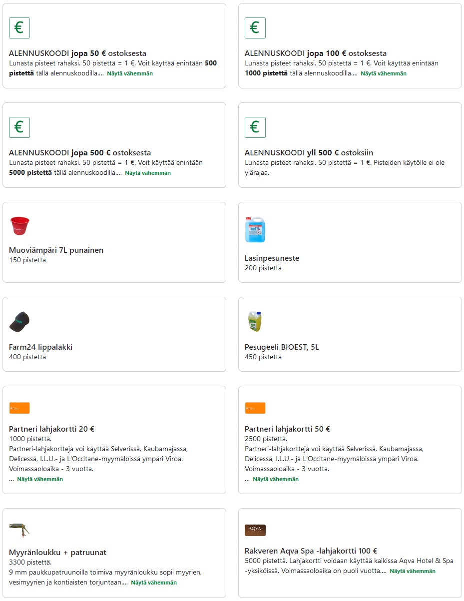 Boonusprogramm FI Boonusprogramm FI