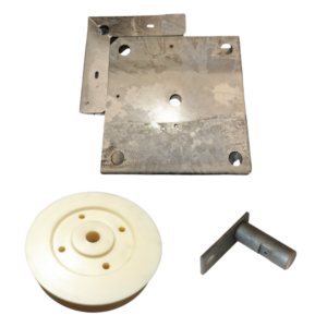 Nurgarulli komplekt plastik Muovinen kulmapyörä + laatikko 290 mm