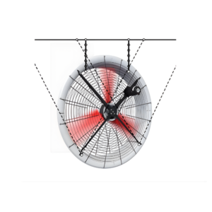 Ventilaator trossid Asennussarja Multifan AirBreeze-tuulettimelle